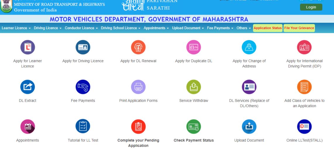 driving licence mumbai parivahan