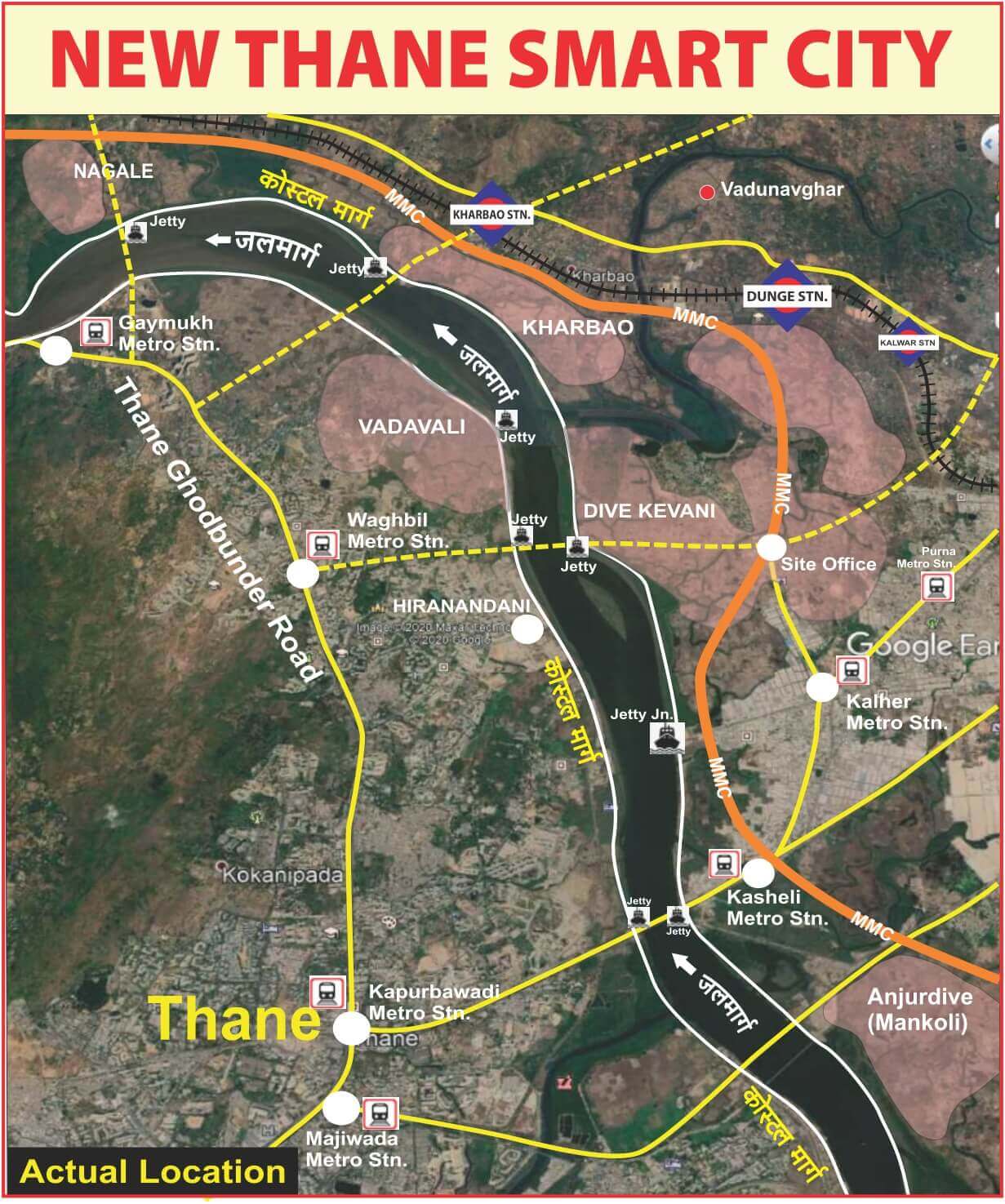New Thane Smart City_Map
