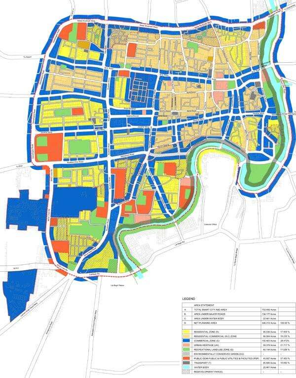 smart city indore map