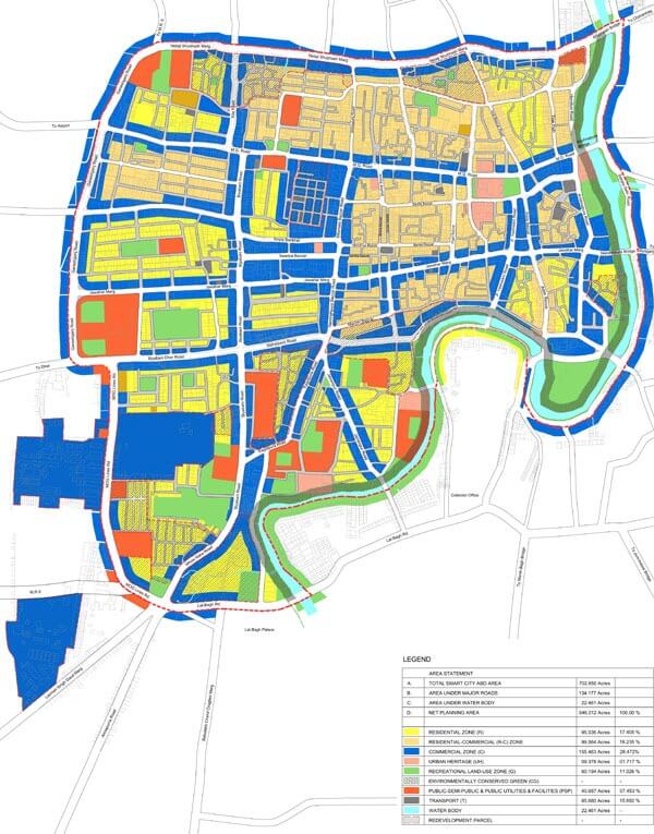 smart city indore map