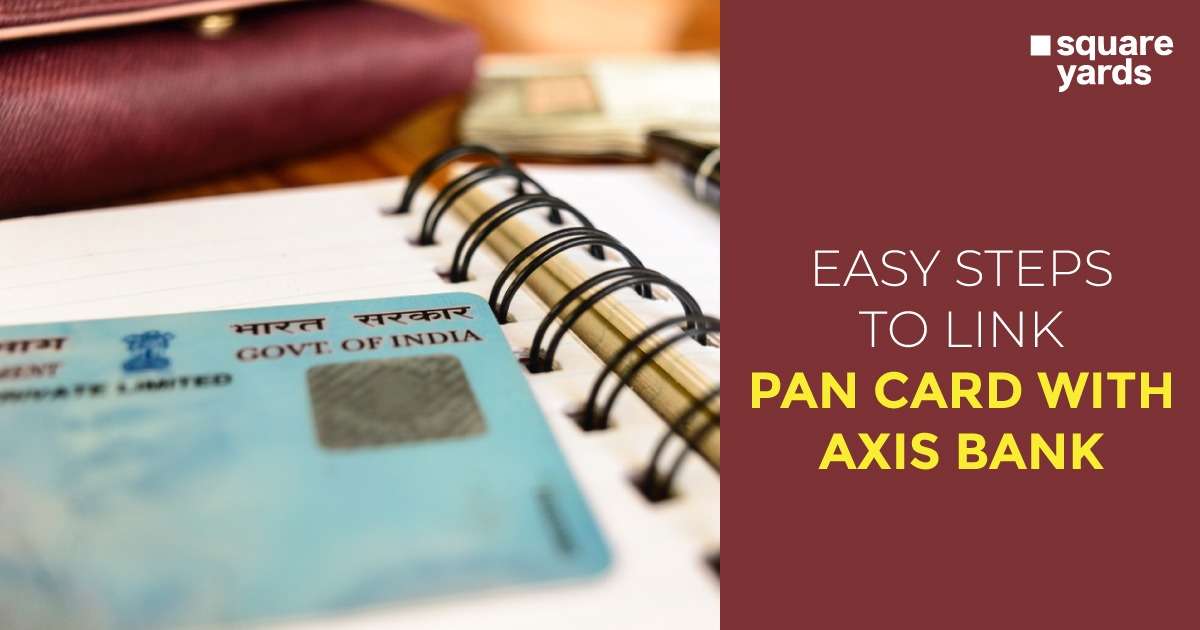 how to link pan with axis bank account