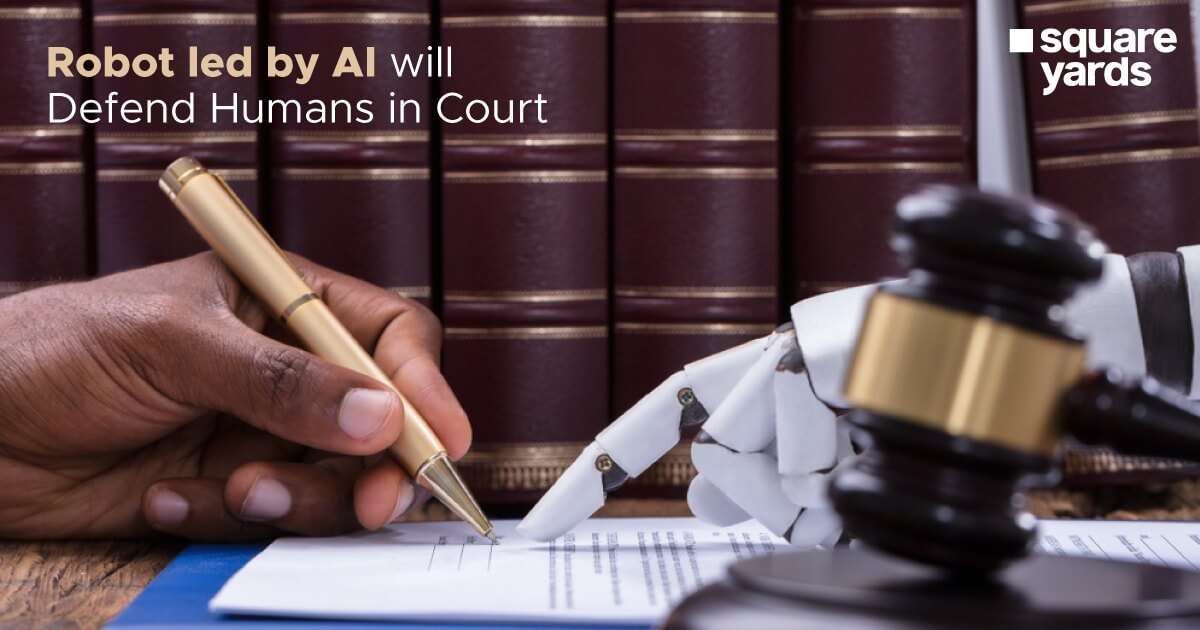 Robot Lawyer Run by Artificial Intelligence to Advise the Defendant in Court