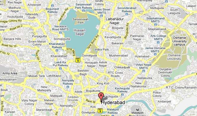 smart city Hyderabad map