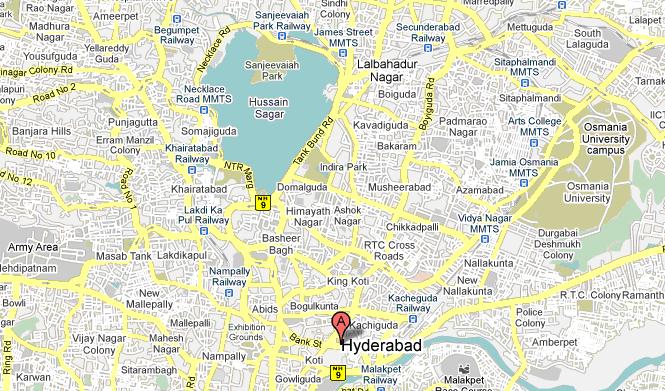 smart city Hyderabad map