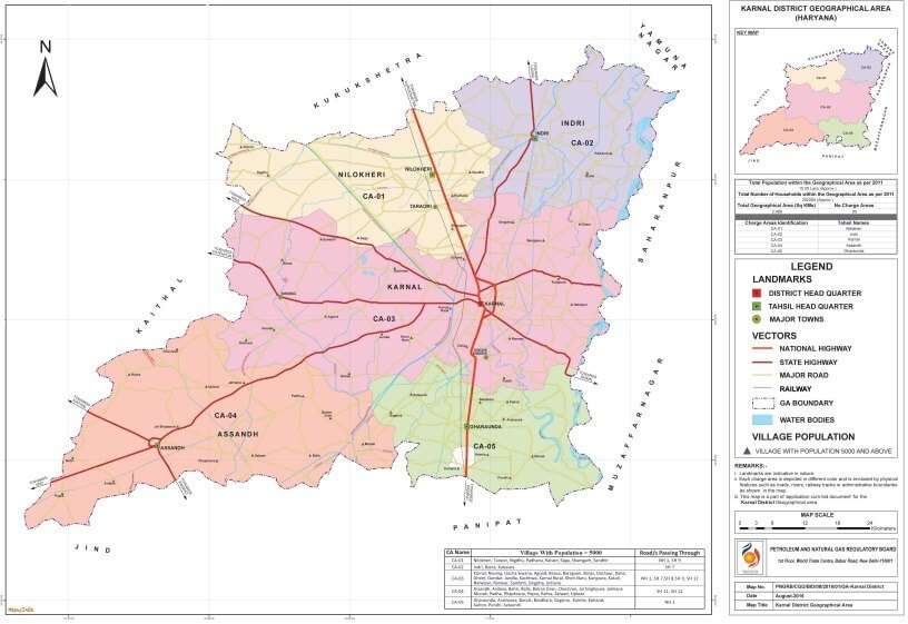 Karnal Smart City map