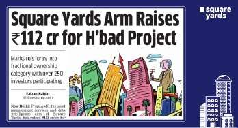 Rs. 112 Crore Fund-Raise by Square Yards for Hyderabad Office Space