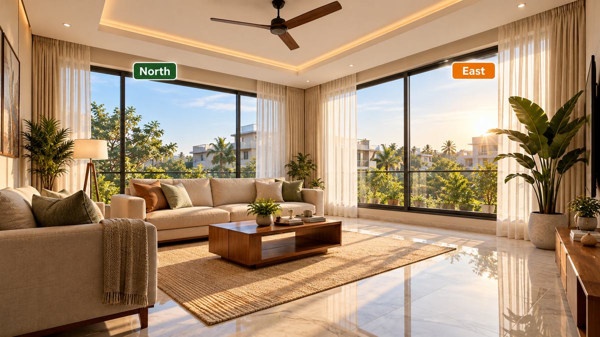 Vastu for Windows in Living rooms