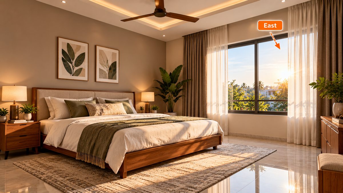 Vastu for Windows in bedrooms.