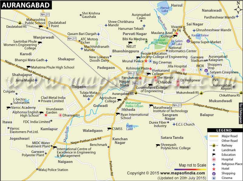 aurangabad smart city map