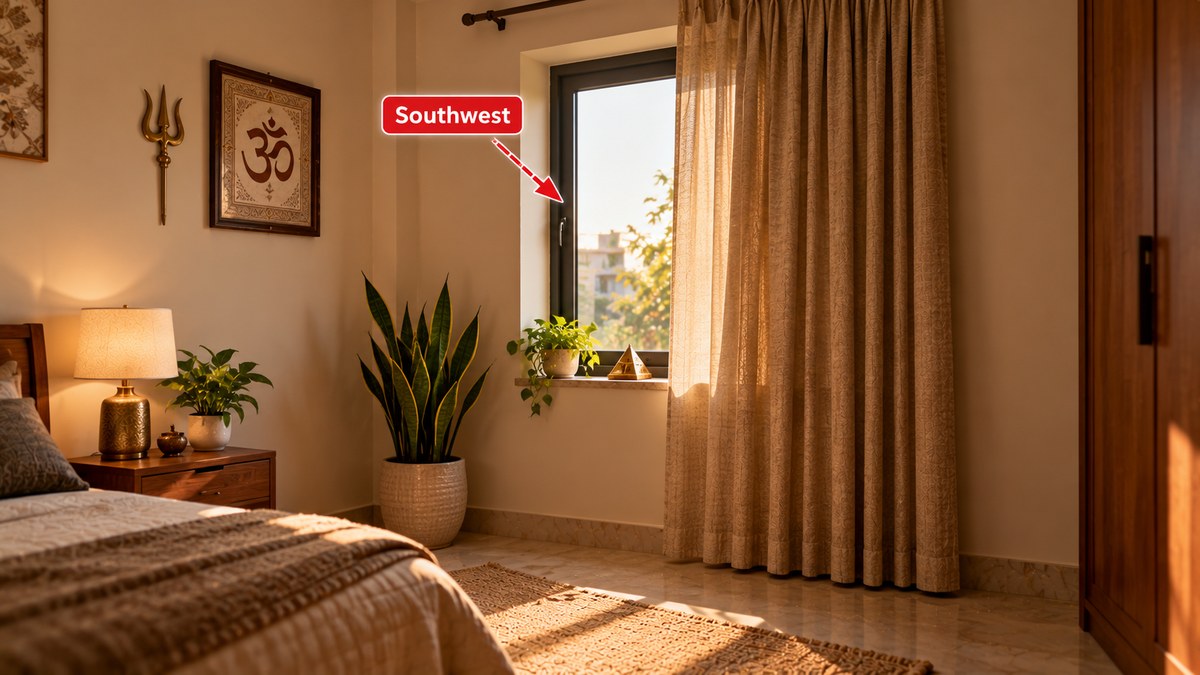 southwest window vastu