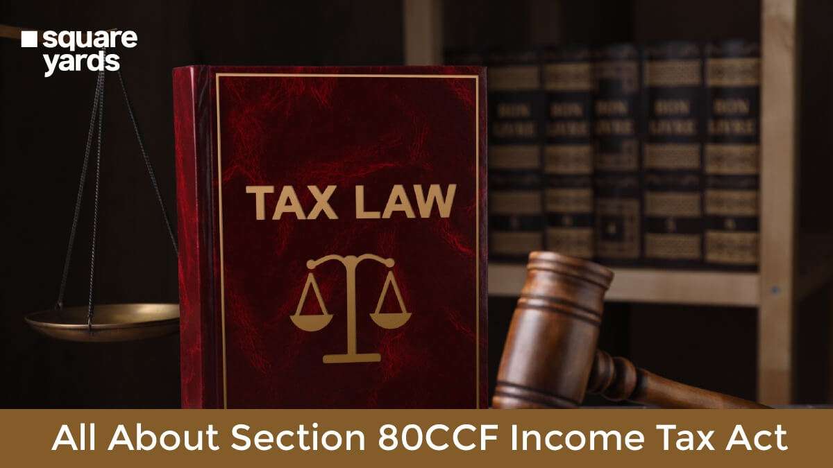 Section 80CCF Income Tax Act