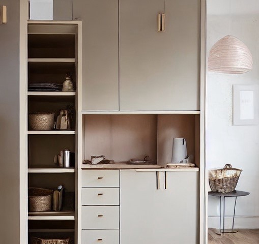 Cupboard colour Neutral colour combination