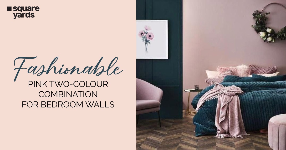 Fashionable-pink-two-colour-combination-for-bedroom-walls