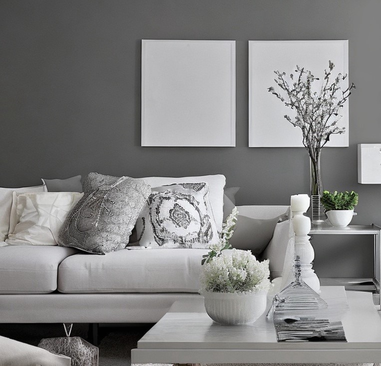 Grey two colour combination discount for living room