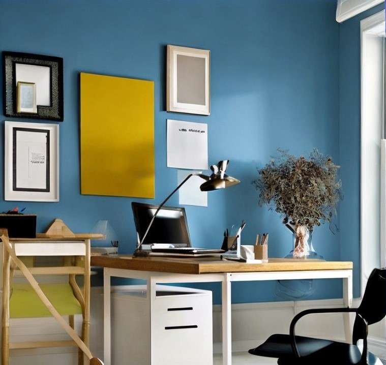 Home Office Walls Colour Ideas