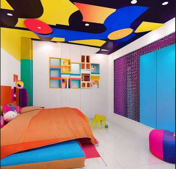 colourful_false_ceiling_design_for_kids_bedroom