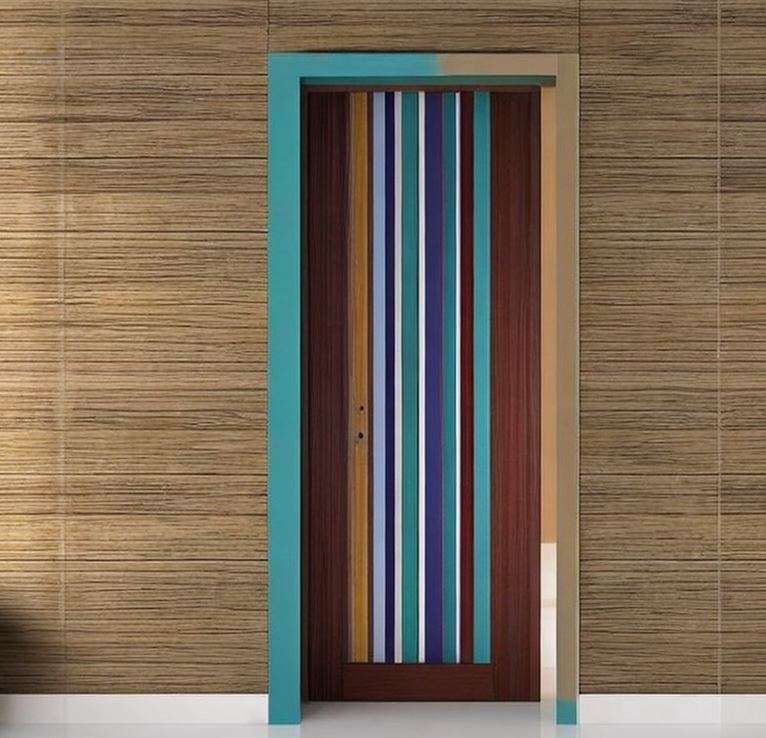 colourful_wood_bedroom_door_design