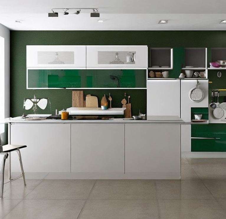 green_and_white_two_colour_combinations_for_kitchen_laminates