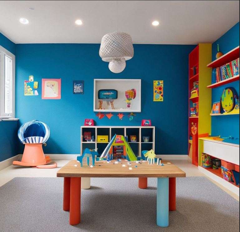 playroom_with_blue_two_colour_combination
