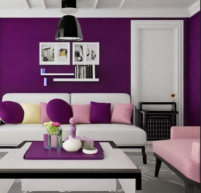 22 Perfect Two Colour Combinations For Living Room Walls