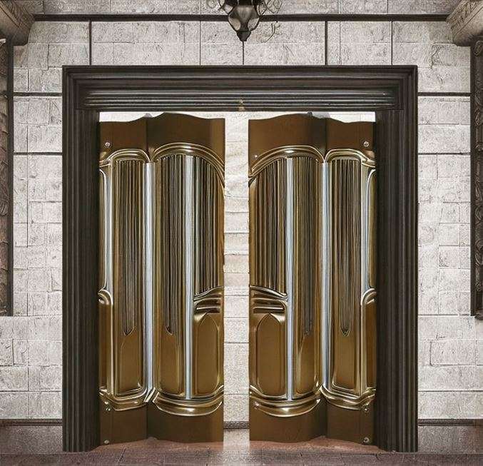 vintage_accordion_style_main_door_designs