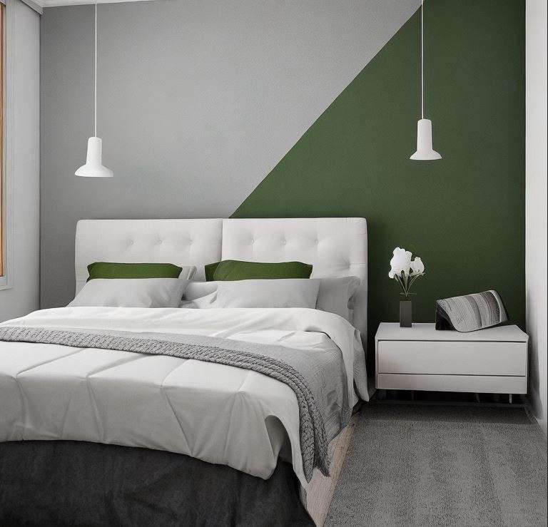 white_green_and_grey_three_colour_combination_for_bedroom_walls