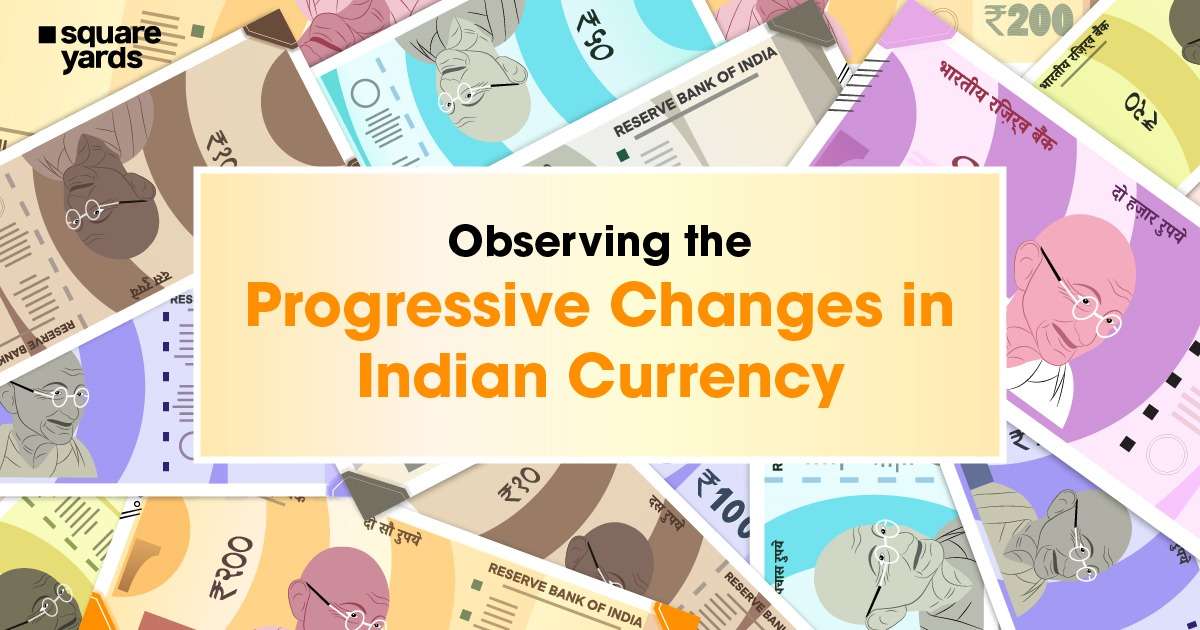 Observing the Progressive Changes in Indian Currency