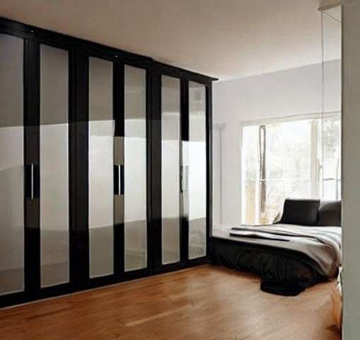 Seethrough modern bedroom cupboard design