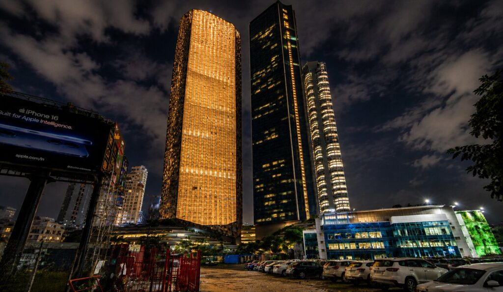 Lodha Park complex towers Lower Parel Mumbai