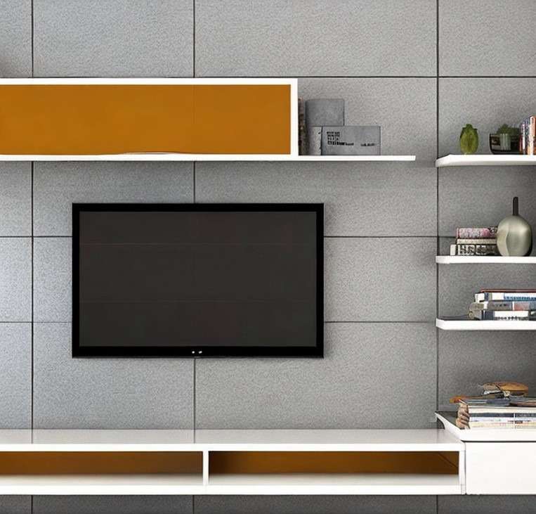 Tv unit design sleek tv panel design