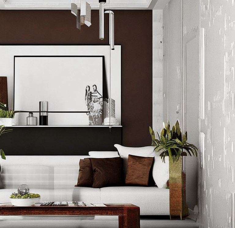 black_white_and_brown_colour_combination_for_wall