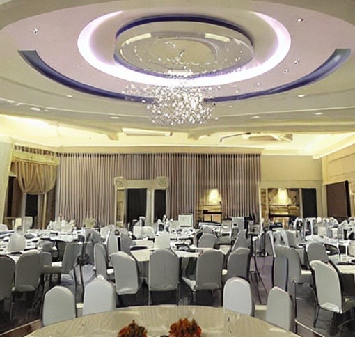 circular cutout plastic false ceiling