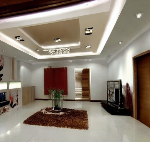 eye for your living_room plastic false ceiling