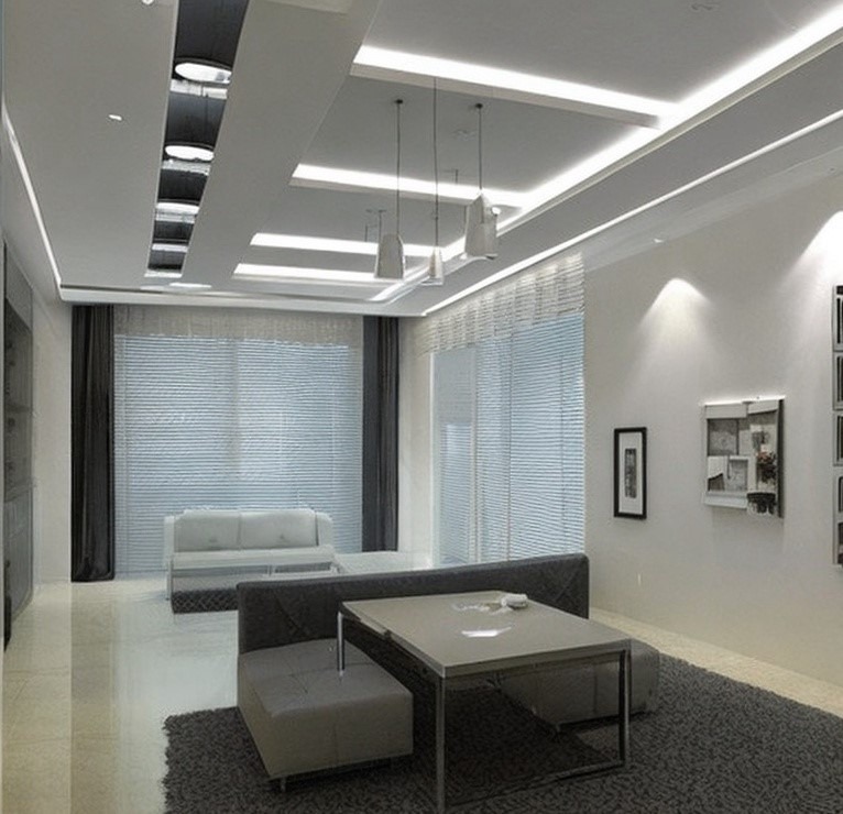 minimalist suspended pvc false ceiling