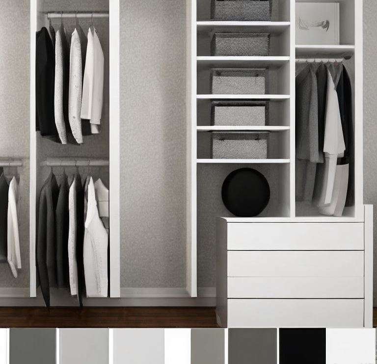 monochromatic_shades_with_white_wardrobe_colour_combination