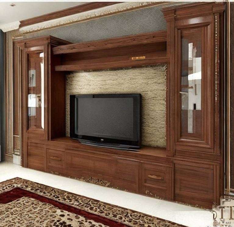 traditional tv unit design