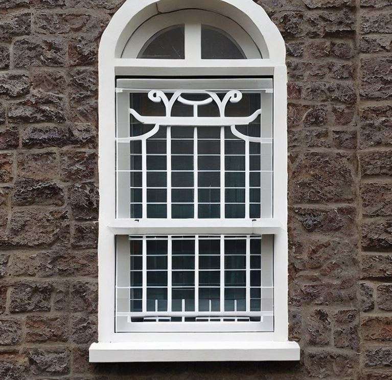 white window grill design