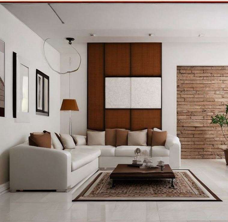 white_and_brown_colour_combination_for wall