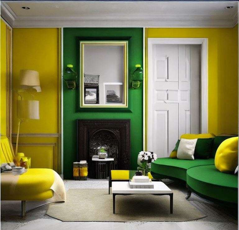 yellow_and_green_colour_combination_for_wall_
