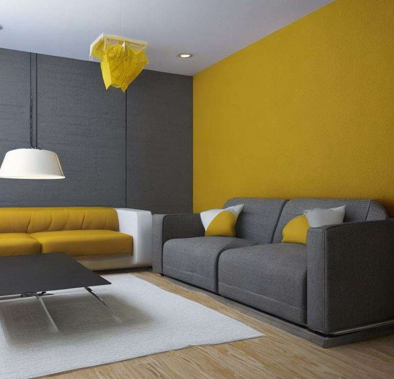 yellow_and_grey_colour_combination_for_wall