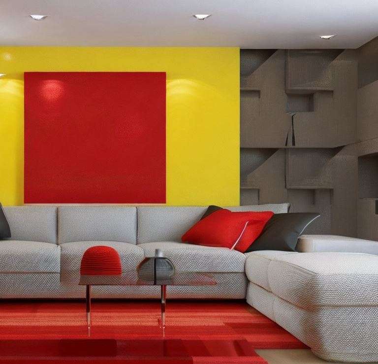 yellow_and_red_colour_combination_for_wall