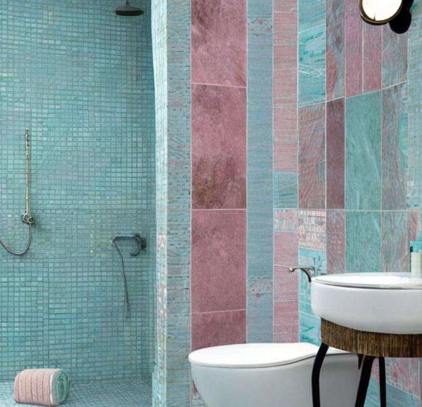 Pastel Bathroom Tiles