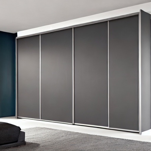 Sliding Wardrobe Design in Matte Finish 