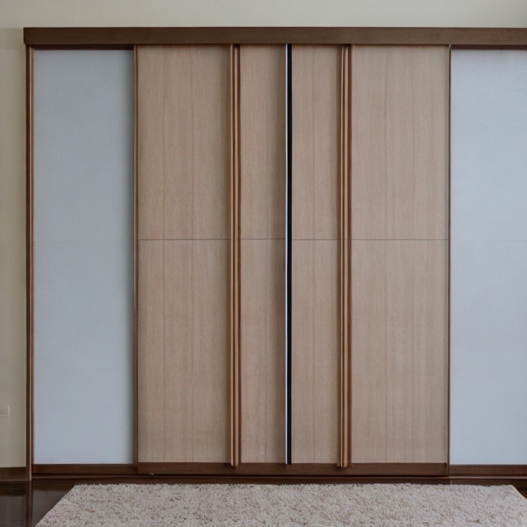 Sliding Wardrobe with a Designer Look 