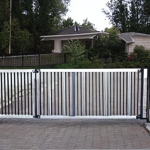 Sliding grill gate design