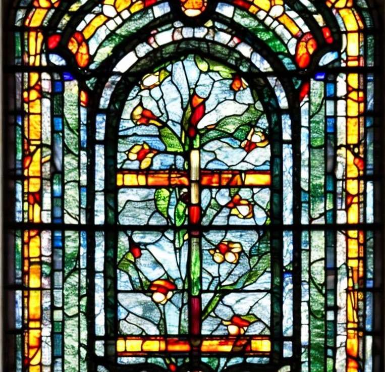 Stained window glass