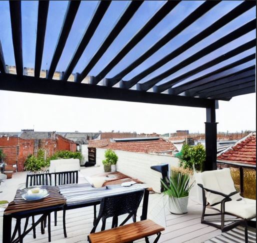 textile roof terrace