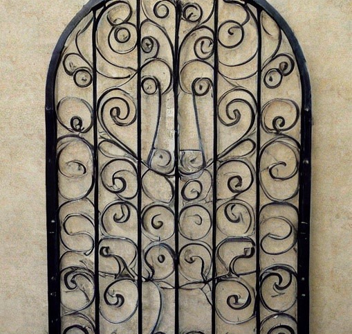 Antique Iron Gate Design