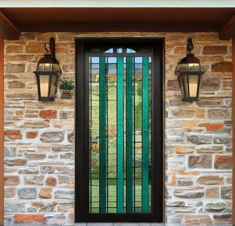 Colourful Grill Doors 