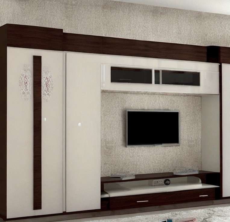 Contemporary Almirah With TV Cabinet 